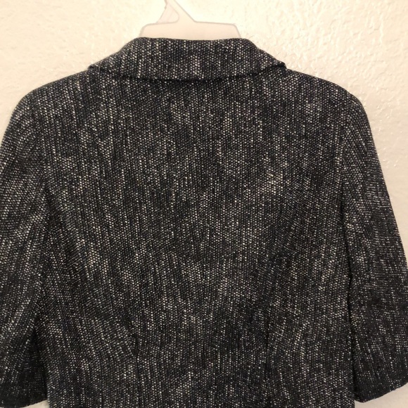 TALBOTS Petites Charcoal Tweed Jacket Blazer/Preowned - Picture 13 of 17